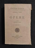 Scrittori d'Italia - Opere - Caro - Laterza - 1912 - Vol I