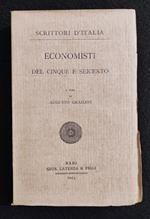 Scrittori d'Italia -Economisti del Cinque e Seicento - Graziani - Laterza - 1913