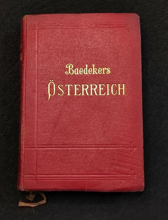 Baedeker's - Osterreich - Baedeker - 1926 - Karl Baedeker - copertina