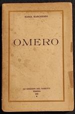 Omero - M. Marchesini - Ed. Del Beretti - 1926