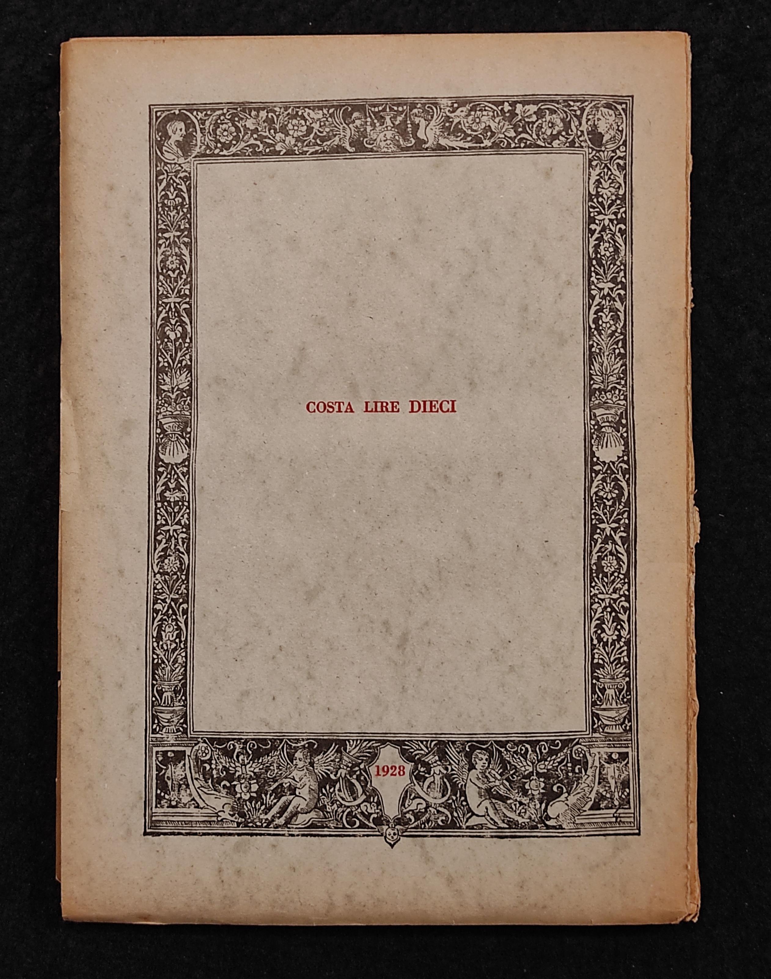 Il Libro di Catullo - C. Saggio - Ed. Alpes - 1928 - Testo e Traduzione