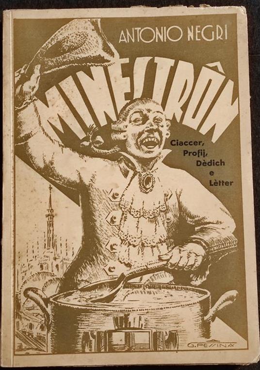 Minestron - A. Negri - Collezione Atimada - 1932 - Dialetto - Antonio Negri - copertina