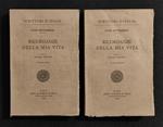 Scrittori d'Italia - Ricordanze della Mia Vita - Settembrini-Laterza -1934 -2Vol