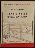 Storia della Letteratura Alpina - A. Balliano - 1939 - 2 Verba Montium