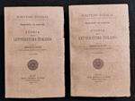 Scrittori d'Italia - Storia della Letteratura Italiana -Laterza -1939 - 2 Volumi