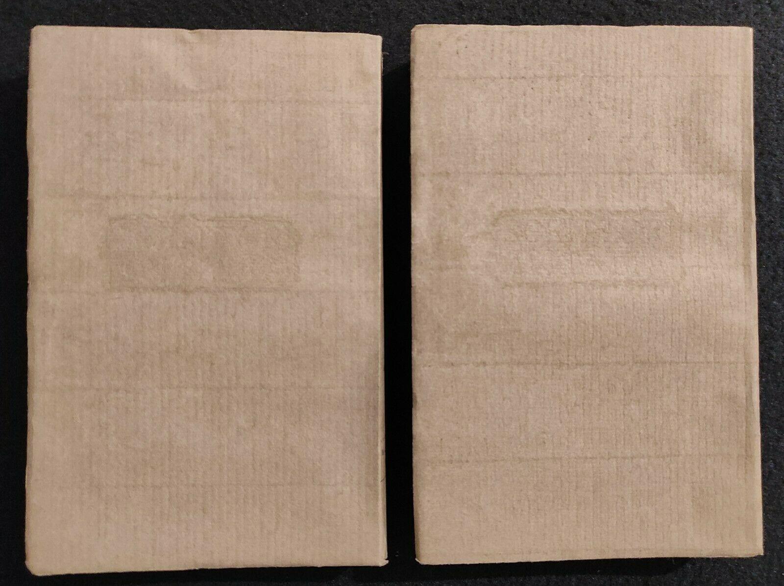 Scrittori d'Italia - Storia della Letteratura Italiana -Laterza -1939 - 2 Volumi