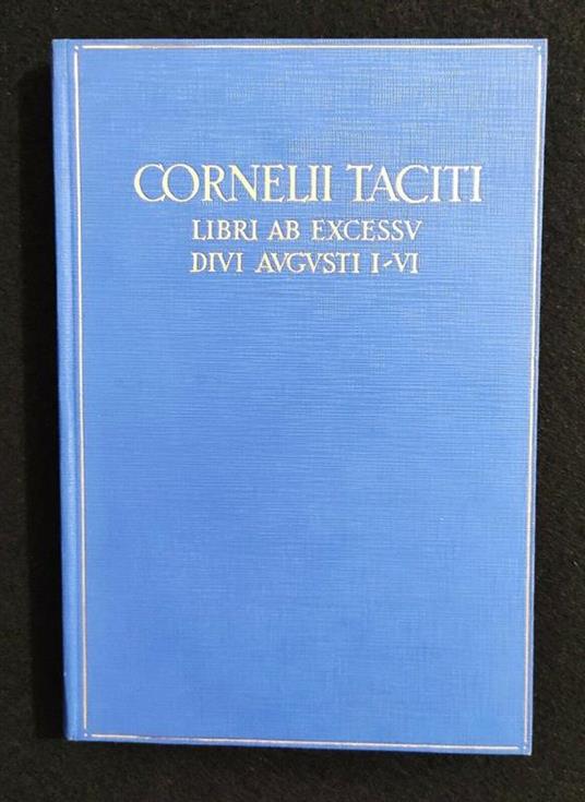 Cornelii Taciti - Regiae Off. Polygraphicae - 1940 - XVIII - Ed. Lim 83/200 - copertina