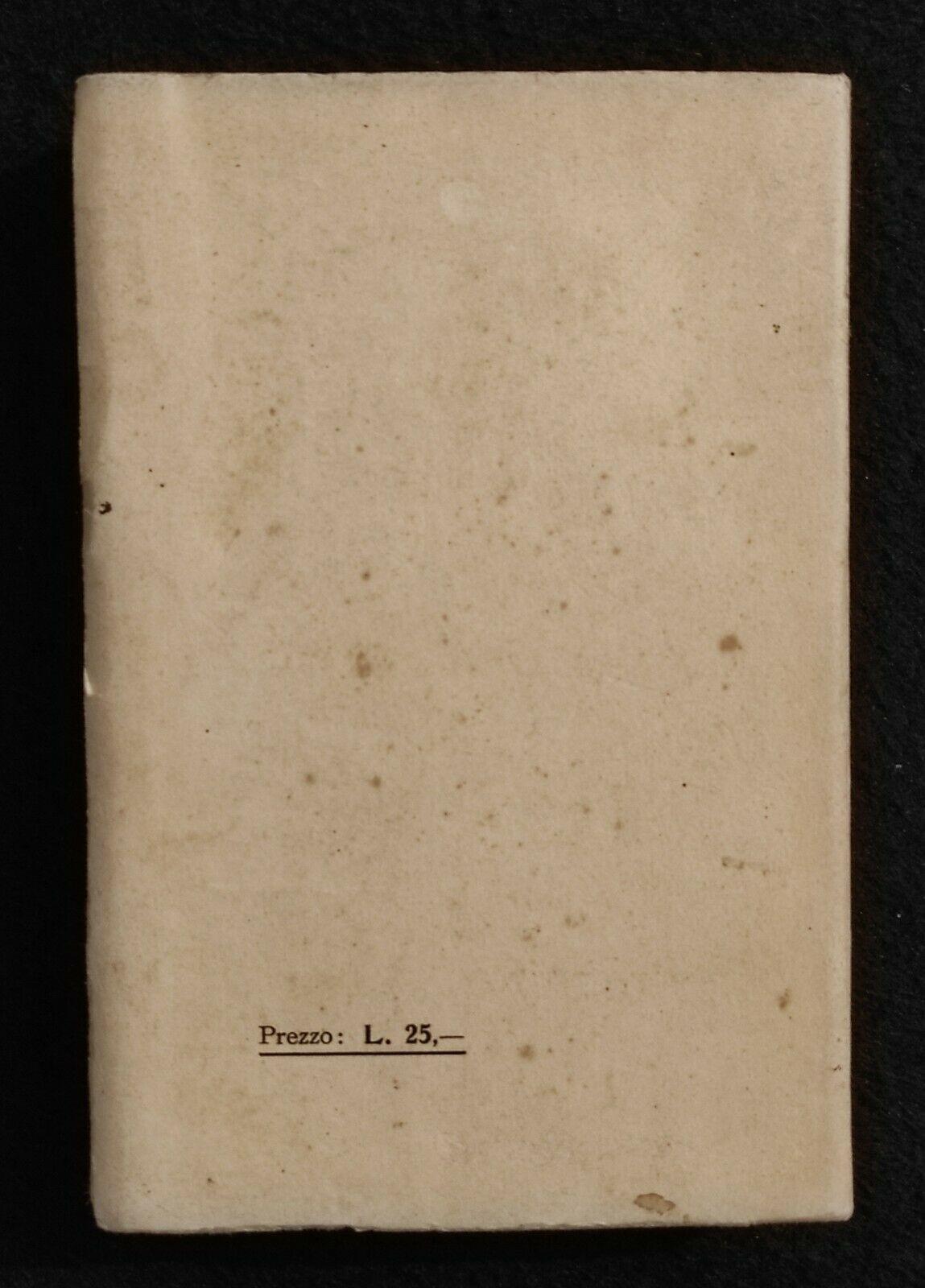 Volpone - B. Jonson - Ed. Sansoni - 1943 - Italiano/English