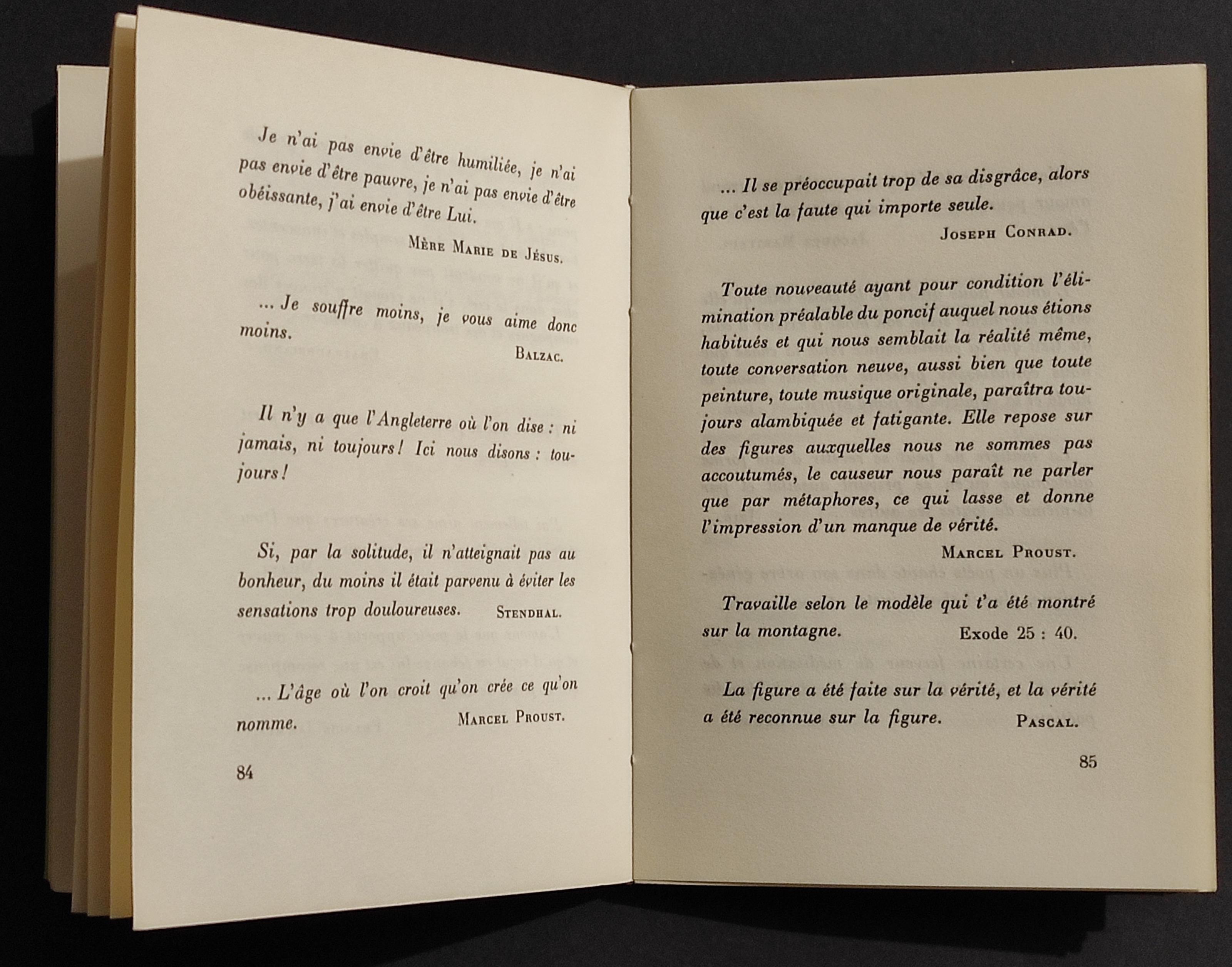 Carnet de C. F. Ramuz - Notées au Hasard des Lectures - Ed. Mermod - 1974