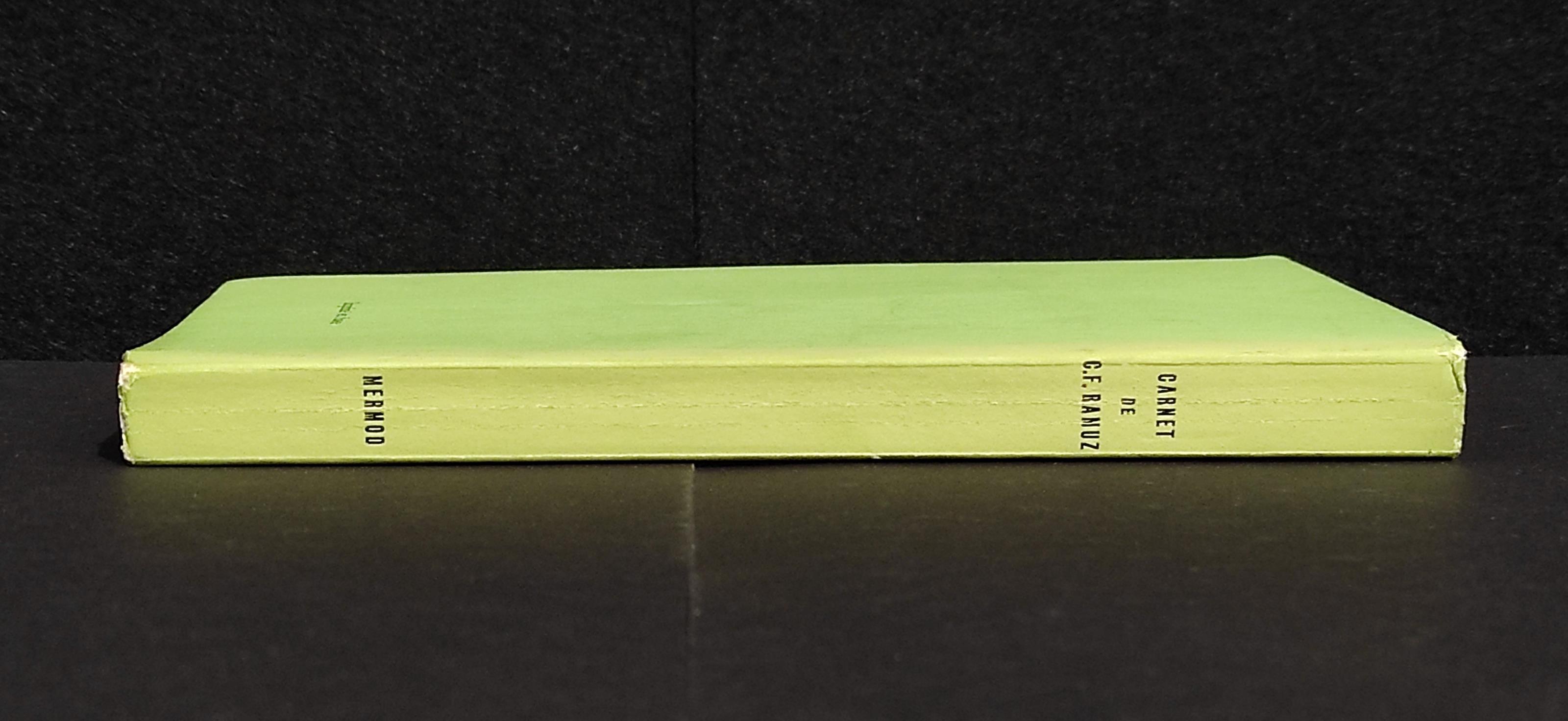 Carnet de C. F. Ramuz - Notées au Hasard des Lectures - Ed. Mermod - 1974