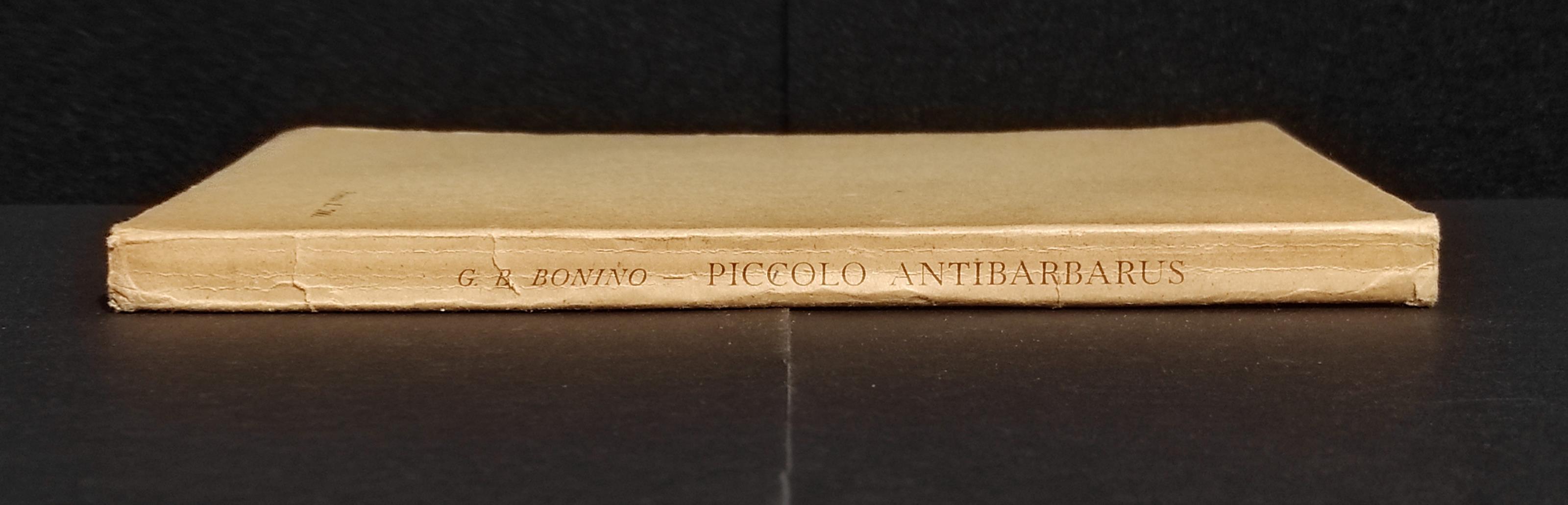Piccolo Antibarbarus - G. B. Bonino - Ed. Chiantore - 1952