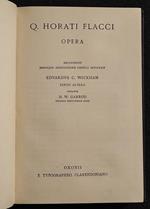 Q. Horati Flacci - Opera - Typographeo Clarendoniano - 1952