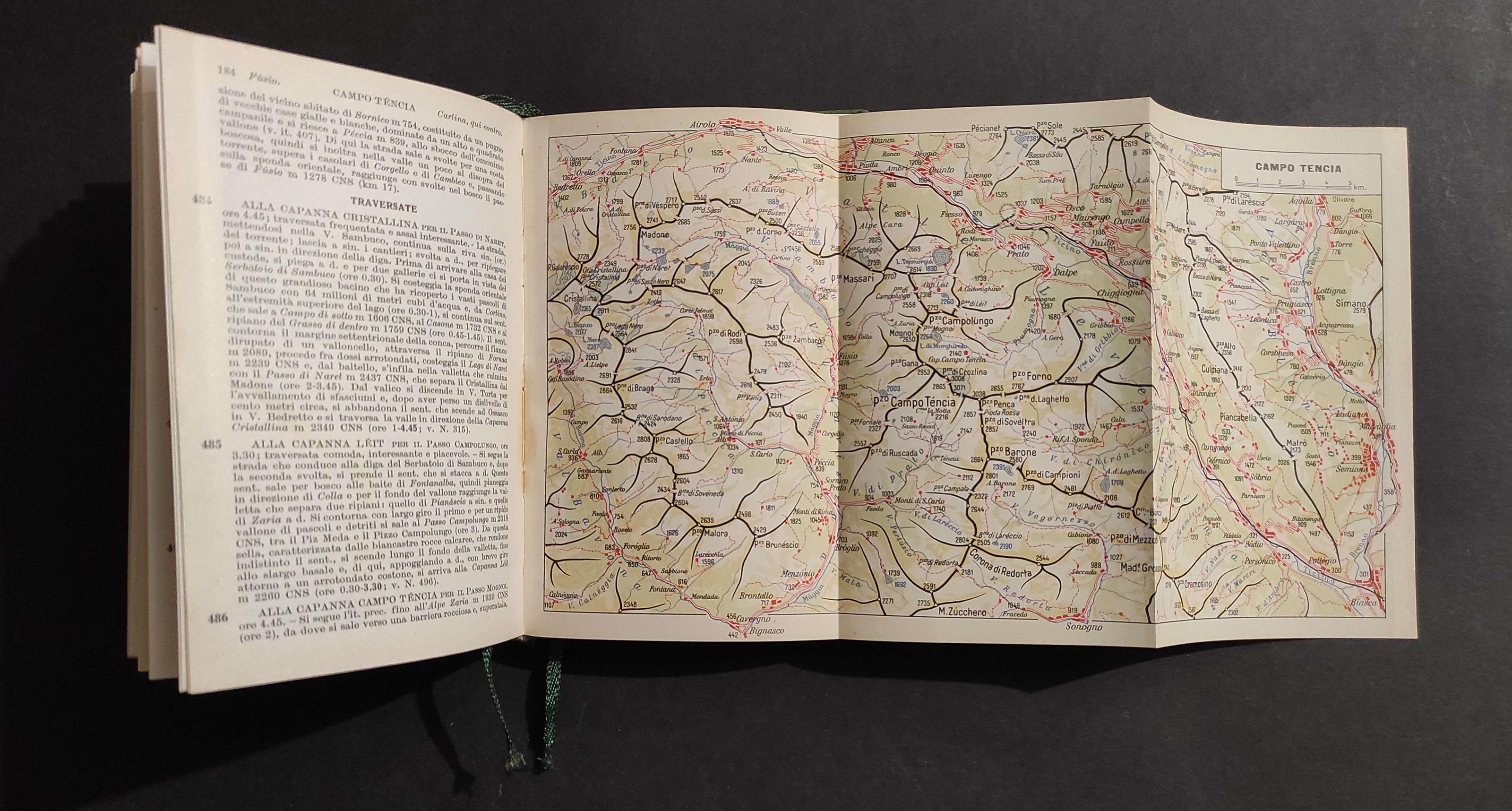 Alpi Lepontine - CAI - S. Saglio - Ed. Touring Club Italiano - 1956