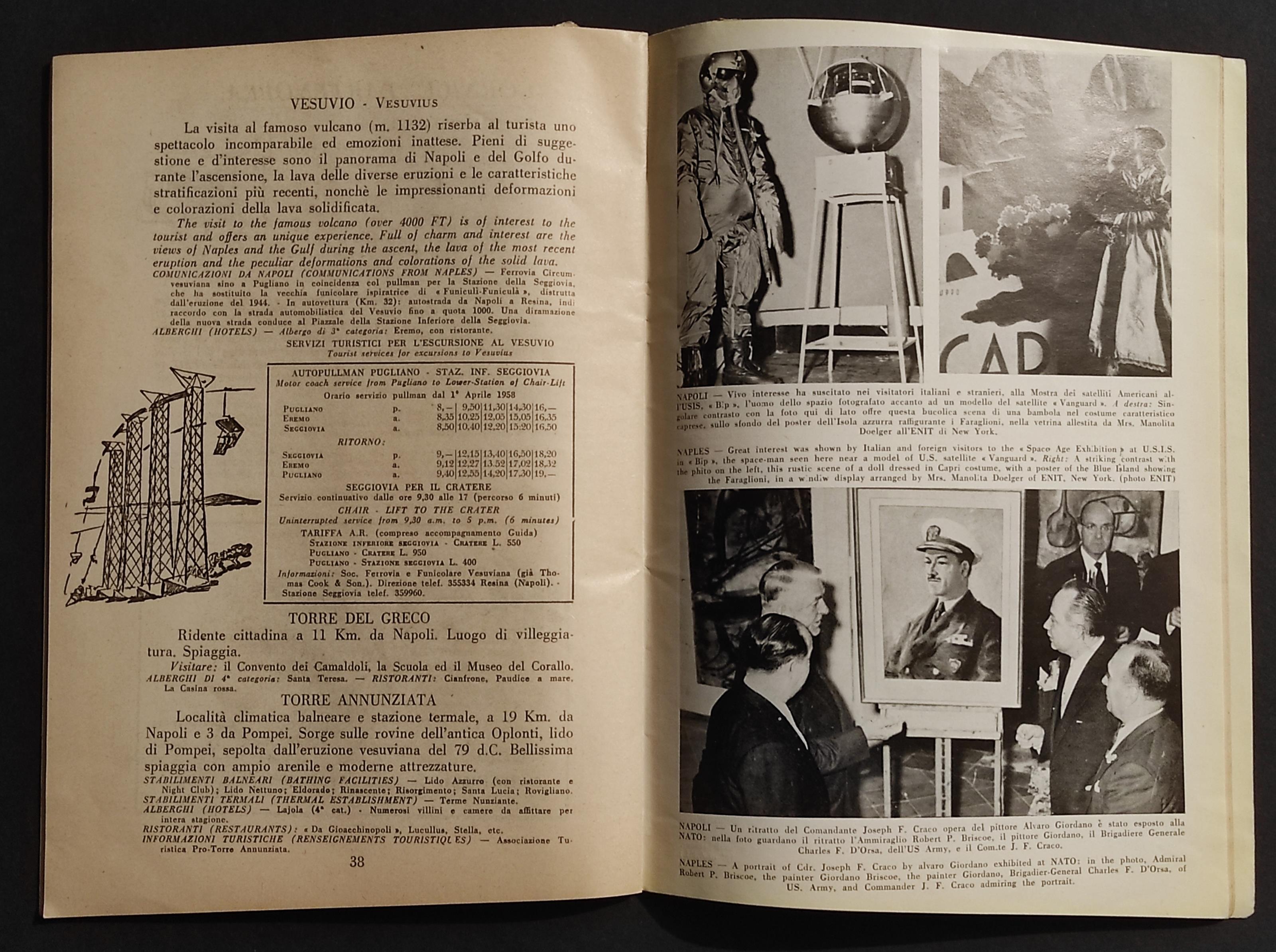 Carnet del Turista N. 10 - Napoli - 1958