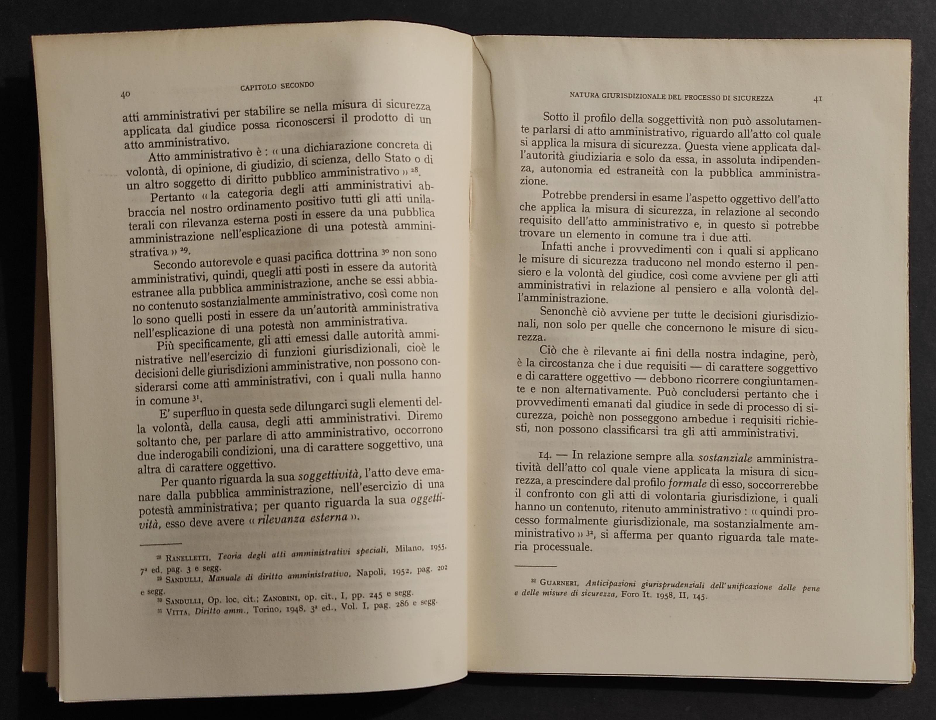 Le Impugnazioni nel Processo di Sicurezza - U. de Leone - Ed. Jovene - 1959