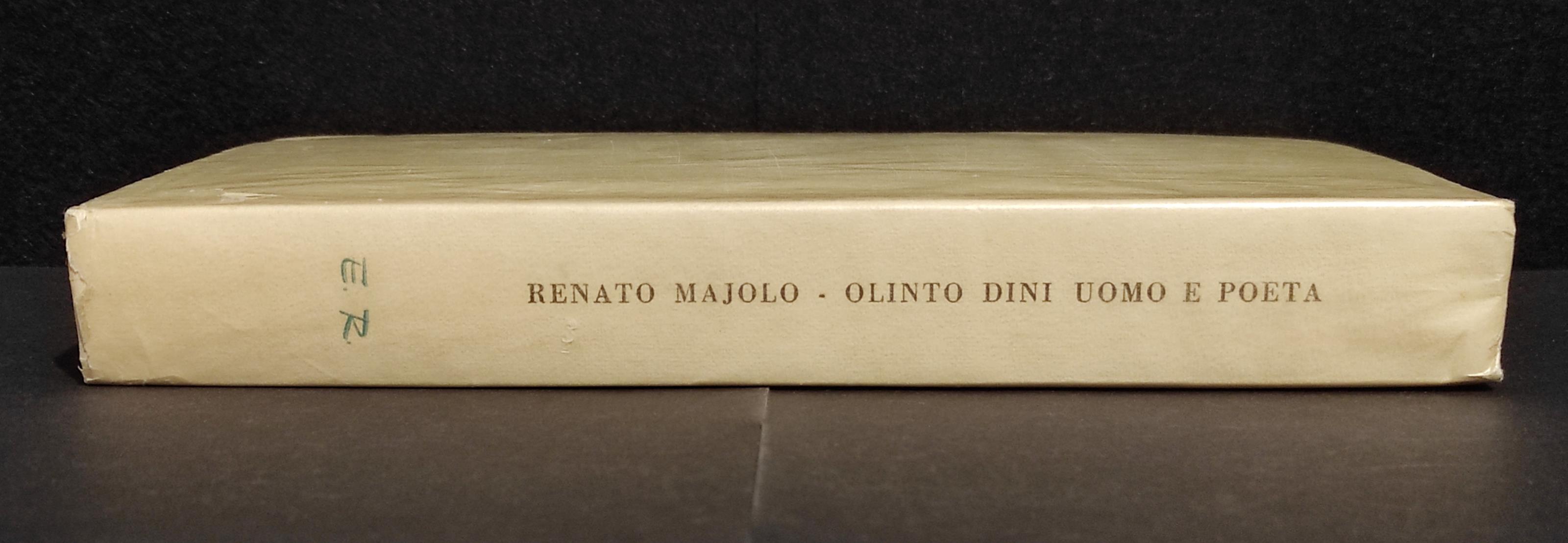 Olinto Dini - Uomo e Poeta - R. Majolo - Ed. Rassegna - 1962