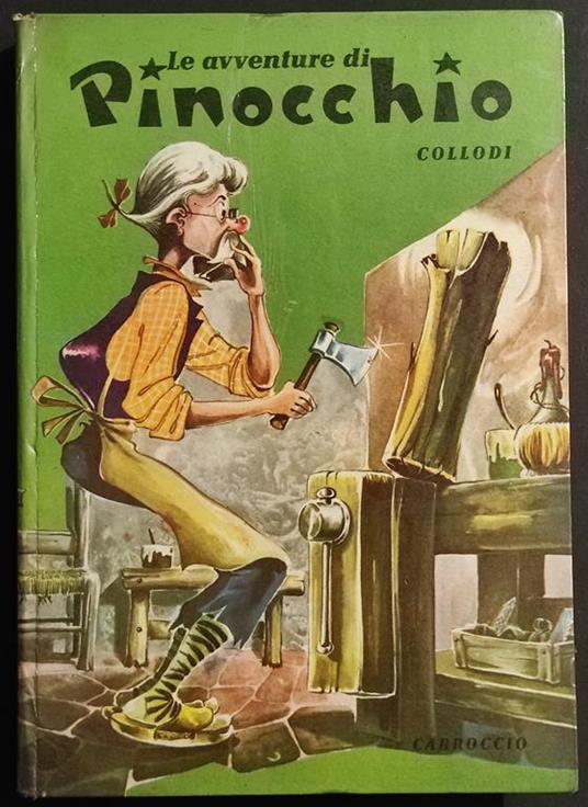 Le Avventure di Pinocchio - Collodi - Ed. Carroccio - 1963 - Collodi - copertina