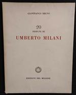 20 Disegni Di Umberto Milani - G. Bruno - Edizioni Del Milione - Ed Lim. 1965