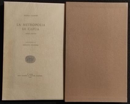 La Metropolia di Capua - N. Cilento - D'Agostino - 1966 - copertina