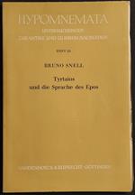 Hypomnemata - Untersuchungen Zur Antike - B. Snell - 1969 - Heft 22