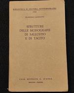 Strutture delle Monografie di Sallustio e di Tacito - Giancotti - D'anna - 1971
