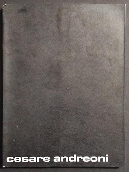 Cesare Andreoni - Galleria Blu - 1972 - Futurismo - copertina