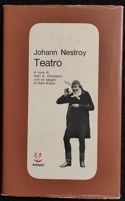 Teatro - J. Nestroy - Alelphi Ed. - 1974 - copertina