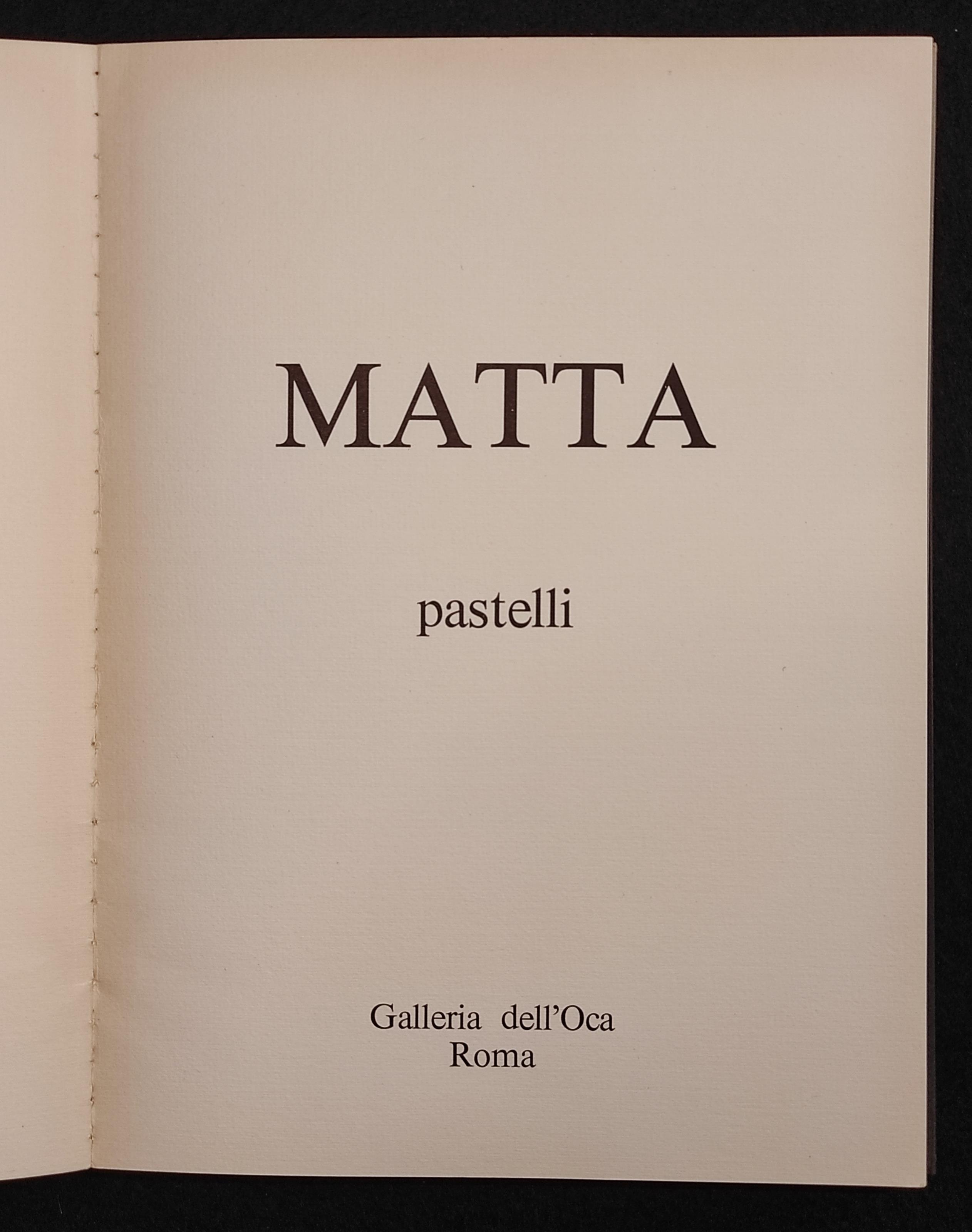 L' Homme Descend Du Signe - Matta - Galleria dell'Oca - 1975