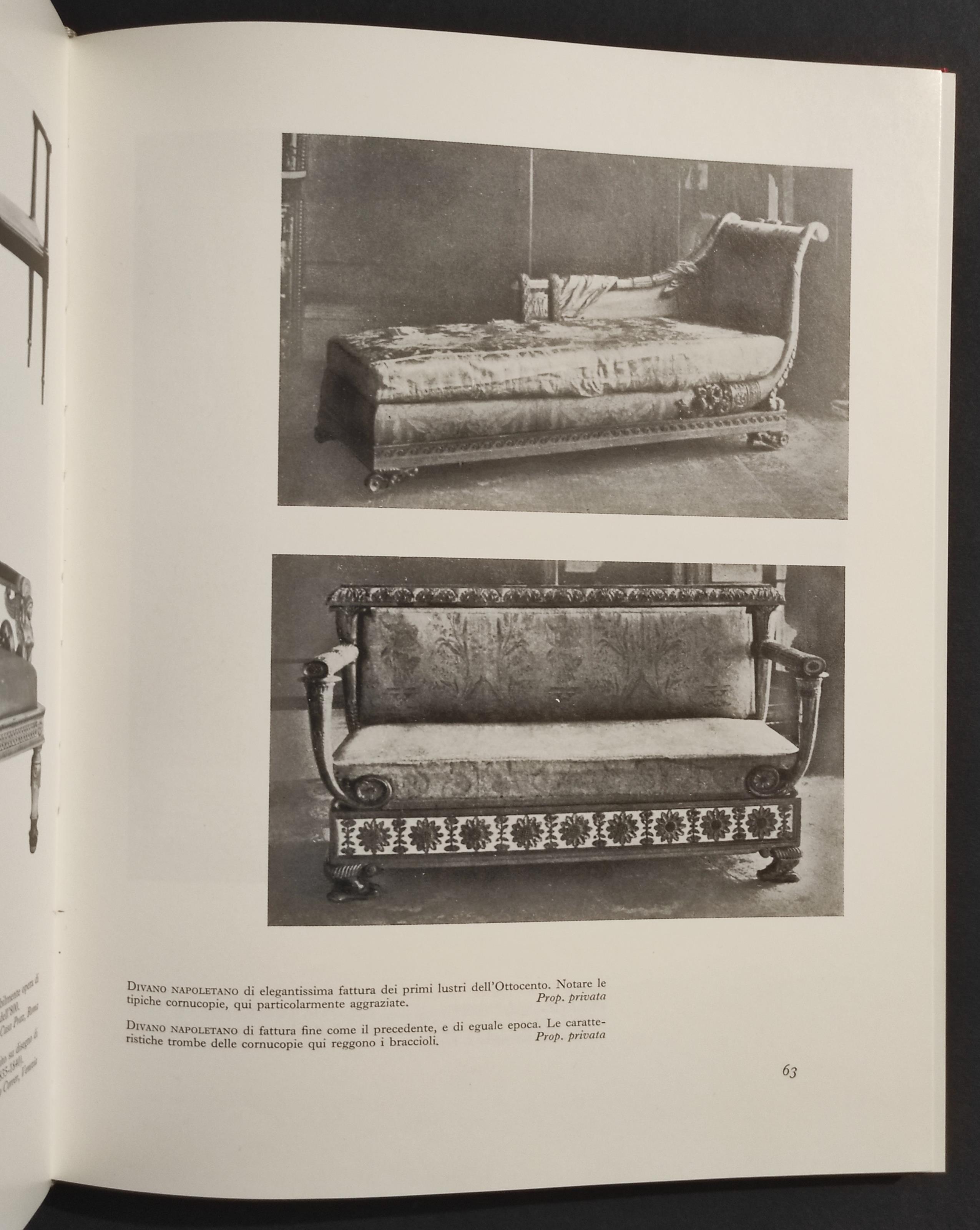 Mobili dell'Ottocento - V. Brosio - Ed. Vallardi - 1980