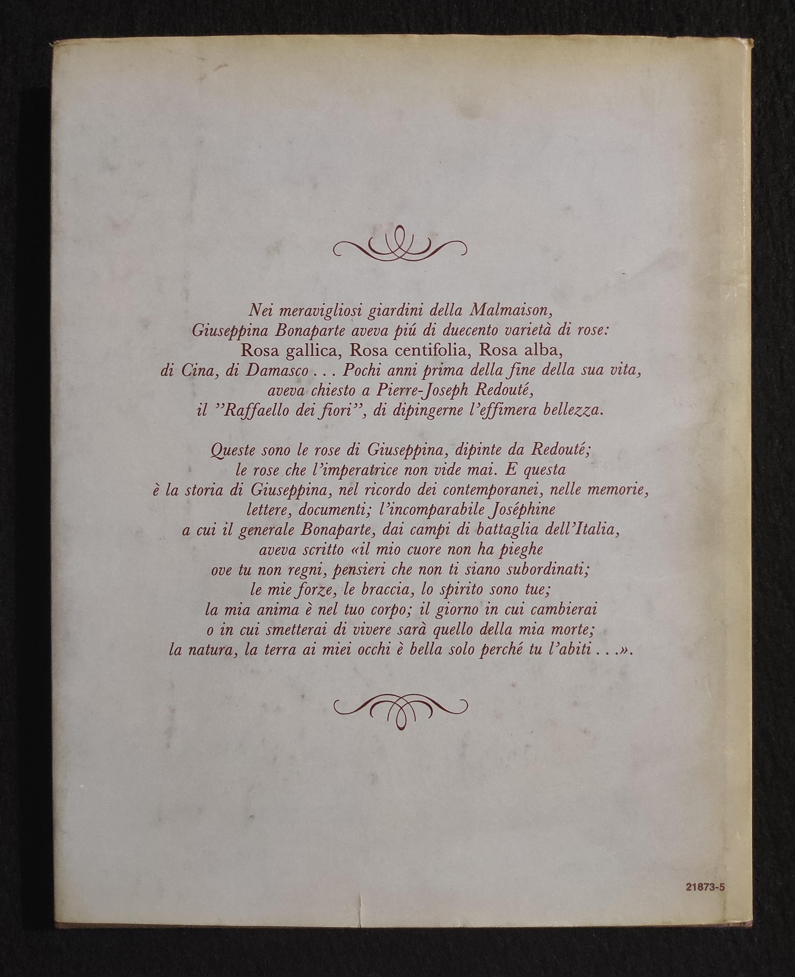 Le Rose dell'Imperatrice - J. Bonaparte & P. Redoutè - Mondadori - 1982 I Ed