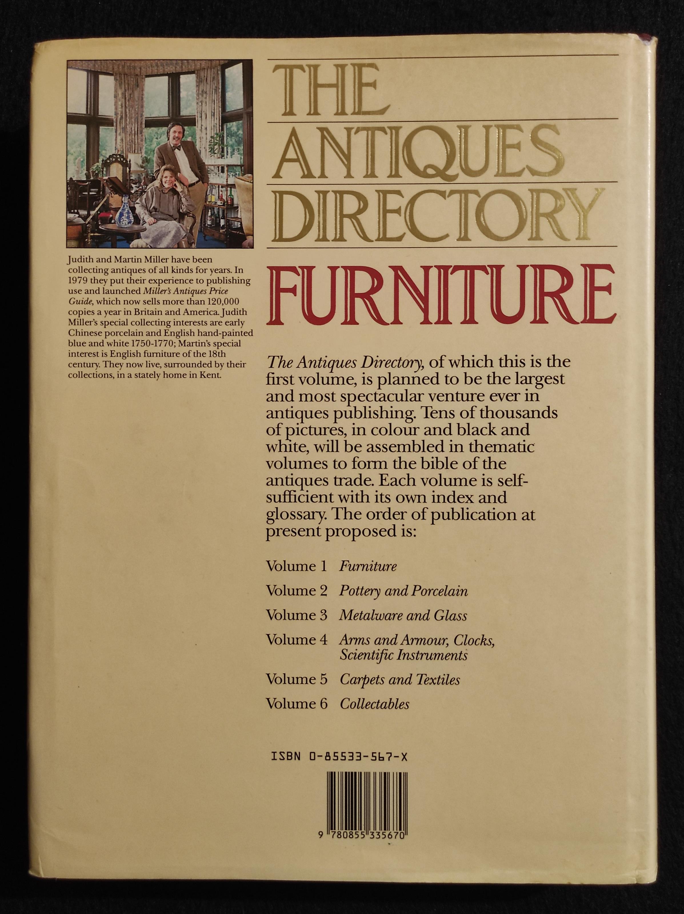 The antiques Directory - Furniture - J. & M. Miller - 1985