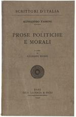 Prose Politiche E Morali A Cura Di Giorgio Rossi