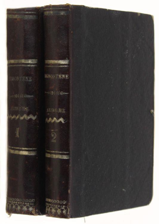 Aringhe Tradotte Da Melchior Cesarotti. Volume I - Volume Ii - Demostene - copertina
