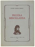 Piccola Miscellanea