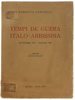 Tempi De Guera Italo-Abissina Settembre 1935 - Maggio 1936. Poesie Romanesche