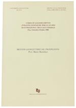 Metodi Geoelettrici Di Prospezioni. Corso Di Aggiornamento. Indagini Geofisiche Per Lo Studio Di Fondazioni E Tracciati Stradali. Pisa, Settembre-Ottobre 1988