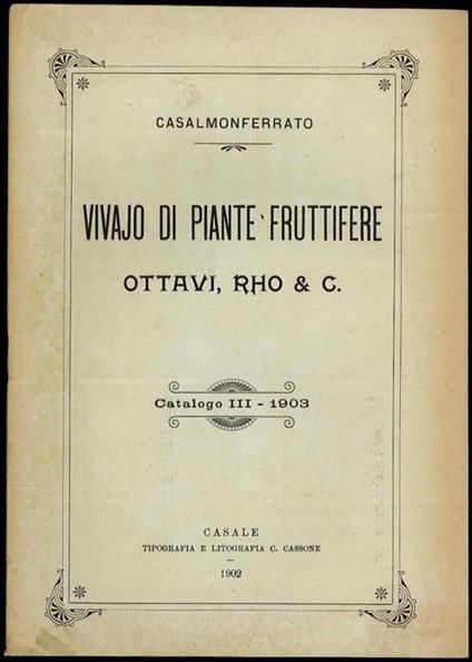 Vivajo di piante fruttifere - Francesco Carpentieri - copertina