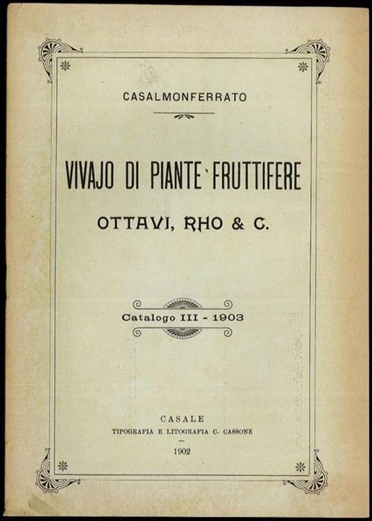 Vivajo di piante fruttifere - Francesco Carpentieri - copertina