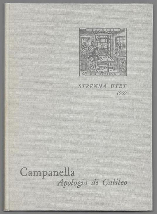 Apologia di Galileo - Tommaso Campanella - copertina
