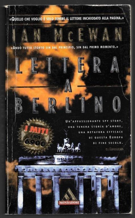 Lettera a Berlino - Ian McEwan - copertina