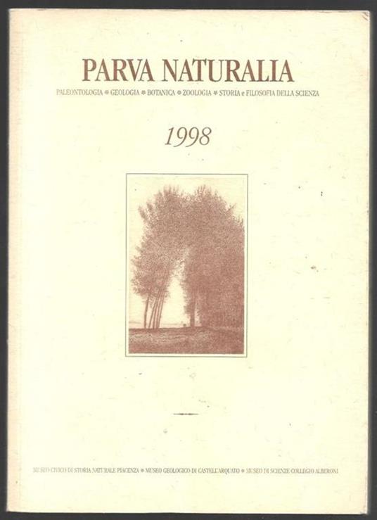 Parva Naturalia 1998 - Carlo Francou - copertina