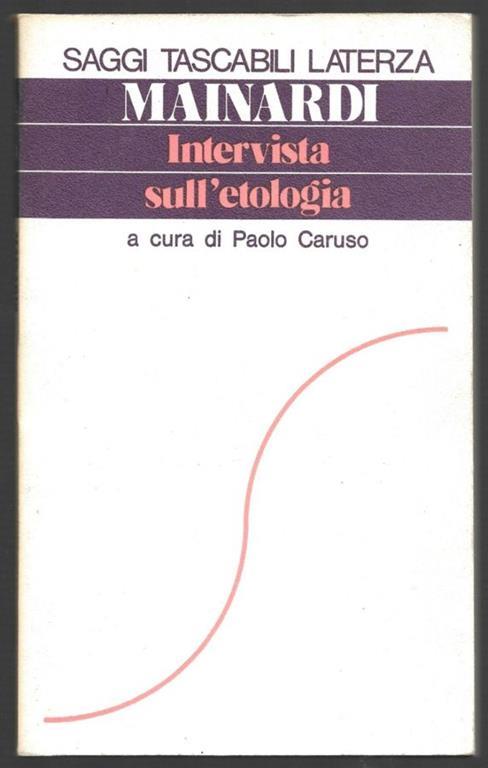 Intervista sull’etologia - Danilo Mainardi - copertina