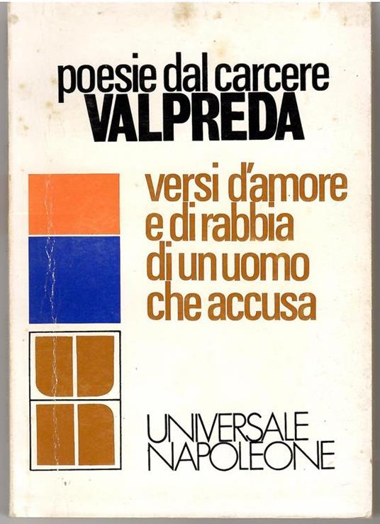 Poesie Dal Carcere - Pietro Valpreda - copertina