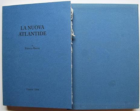 La Nuova Atlantide - Francis Bacon - copertina