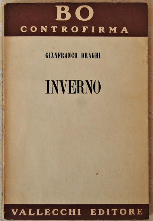 Inverno - Gianfranco Draghi - copertina
