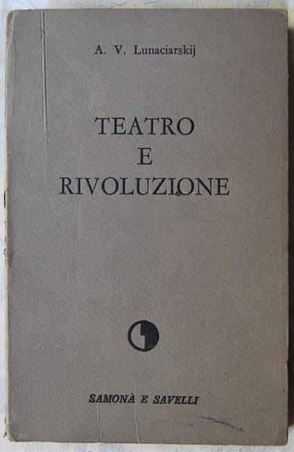 Teatro E Rivoluzione - copertina
