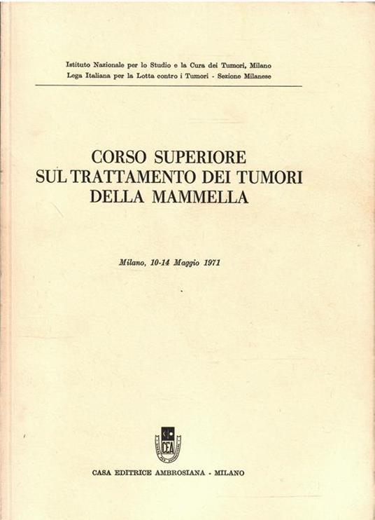 Corso Superiore Sul Trattamento Dei Tumori Della Mammella - copertina