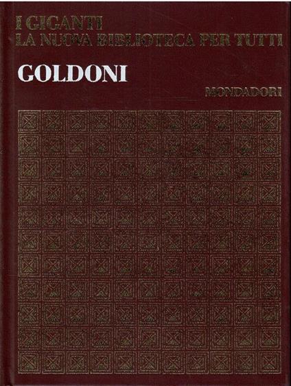 I Giganti La Nuova Biblioteca Per Tutti N. 12 - Goldoni - Enzo Orlandi - copertina
