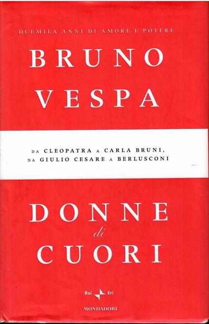 Donne Di Cuori - Bruno Vespa - copertina