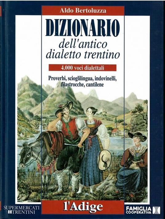 Dizionario Dell'antico Dialetto Trentino - Aldo Bertoluzza - copertina